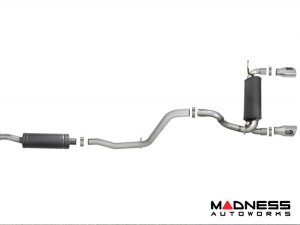Jeep Wrangler JL 3.6L Performance Exhaust System - Cat Back - Dual Exit - AFE - 2.5" - Polished Tips